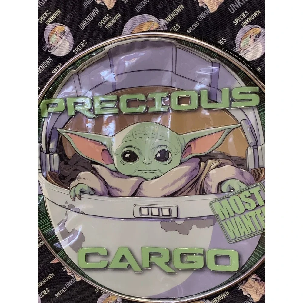 Star Wars‎ Grogu Backpack Kids Black New Precious Cargo Mandalorian Bag